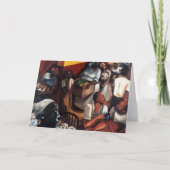 Het "parelhoen werd" los wenskaart Kwanzaa Feestdagen Kaart (Voorkant)