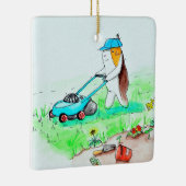 Het parelhokje van het parelhokje de Gardener schi Keramisch Ornament (Rechts)