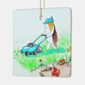 Het parelhokje van het parelhokje de Gardener schi Keramisch Ornament (Links)