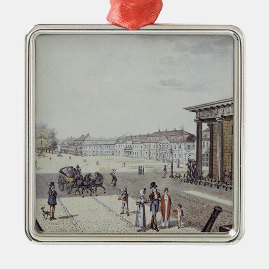 Het Parijs-plein, Berlijn Metalen Ornament (Voorkant)