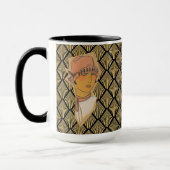 Het Parijse Flapper & Gold Art Deco-patroon Mok (Links)