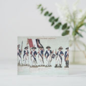 Het Parisiaanse Leger tijdens de Franse Briefkaart (Staand voorkant)