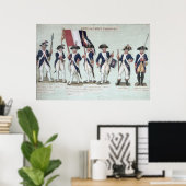 Het Parisiaanse Leger tijdens de Franse Poster (Thuiskantoor)