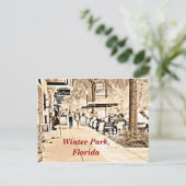 Het Park Florida van de winter - Briefkaart (Staand voorkant)