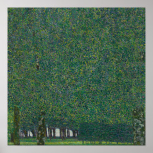 Het park - Gustav Klimt (1910 of eerder) Poster