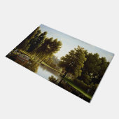 Het park in Mortefontaine (door Bidaud) Deurmat (Schuin)