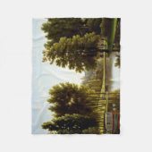 Het park in Mortefontaine (door Bidaud) Fleece Deken (Voorkant)