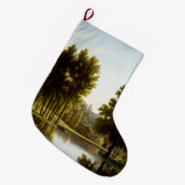 Het park in Mortefontaine (door Bidaud) Grote Kerstsok (Voorkant (Hangend))