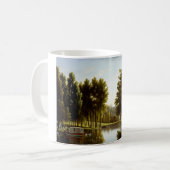 Het park in Mortefontaine (door Bidaud) Koffiemok (Voorkant links)