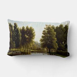 Het park in Mortefontaine (door Bidaud) Kussen