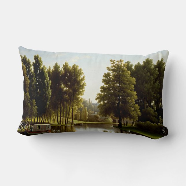 Het park in Mortefontaine (door Bidaud) Kussen (Achterkant)