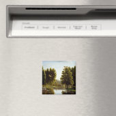 Het park in Mortefontaine (door Bidaud) Magneet (Insitu (Vaatwasser))