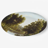 Het park in Mortefontaine (door Bidaud) Papieren Bordje (Gekanteld)