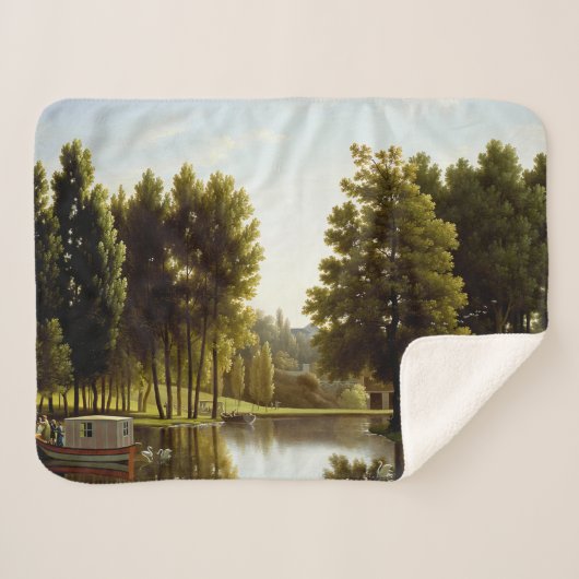 Het park in Mortefontaine (door Bidaud) Sherpa Deken (Voorkant (horizontaal))