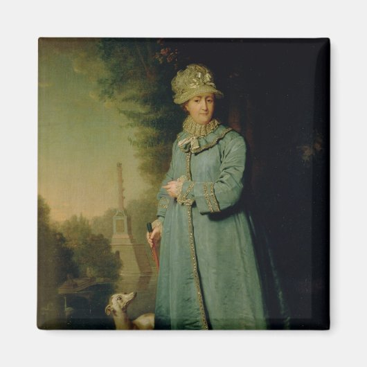 Het park in Tsarskoye Selo 1794 Magneet (Voorkant)
