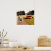 Het park van de Caillebotte-eigendom, Poster (Keuken)