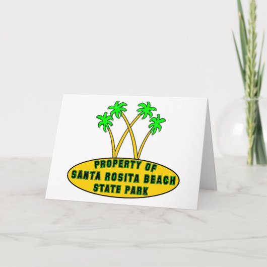 Het Park van de Staat van het Strand van Rosita Kaart (Voorkant)