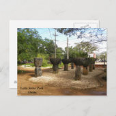 Het Park van de Steen van Latte Briefkaart (Voorkant / Achterkant)