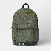 Het park van Gustav Klimt,  Art Nouveau Bedrukte Rugzak (Voorkant)