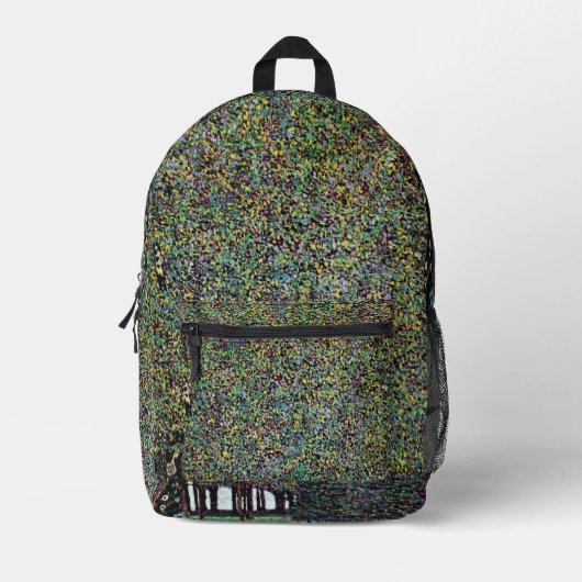 Het park van Gustav Klimt, Art Nouveau Bedrukte Rugzak (Voorkant)