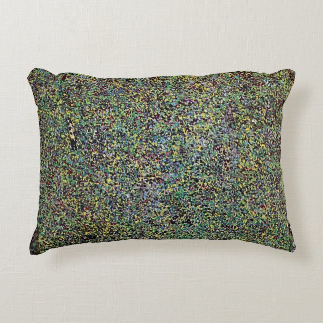 Het park van Gustav Klimt,  Art Nouveau Decoratief Kussen (Voorkant)