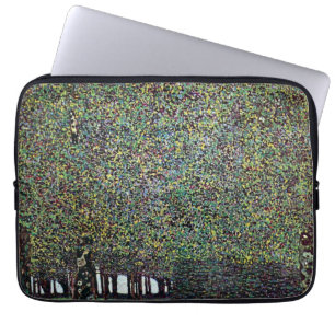 Het park van Gustav Klimt,  Art Nouveau Laptop Sleeve