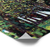 Het park van Gustav Klimt,  Art Nouveau Poster (Hoek)