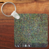 Het park van Gustav Klimt,  Art Nouveau Sleutelhanger (Voorkant)