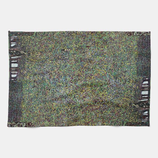 Het park van Gustav Klimt,  Art Nouveau Theedoek (Horizontaal)