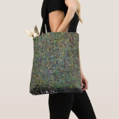 Het park van Gustav Klimt, Art Nouveau Tote Bag (Dichtbij)