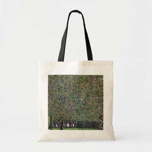 Het park van Gustav Klimt,  Art Nouveau Tote Bag (Voorkant)