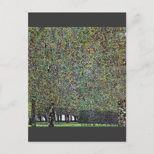 Het park van Gustav Klimt Briefkaart (Voorkant)