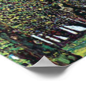 Het park van Gustav Klimt Poster (Hoek)