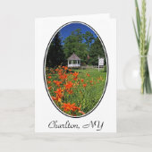 Het Park van Hawley, Charlton, NY Wenskaart Kaart (Voorkant)