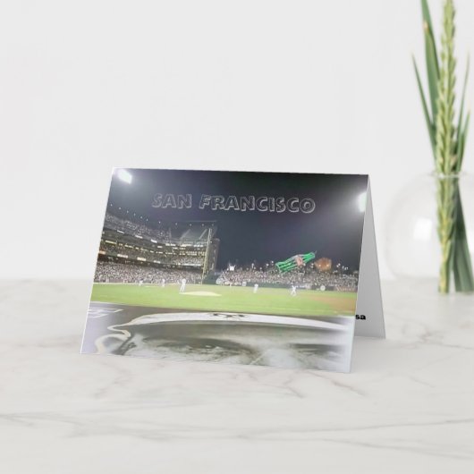 Het Park van het honkbal, San Francisco Kaart (Voorkant)