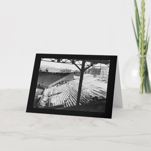 Het Park van het Honkbal van Fenway in Boston, Kaart (Voorkant)