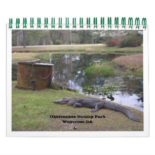 "HET PARK VAN HET MOERAS OKEFENOKEE " KALENDER