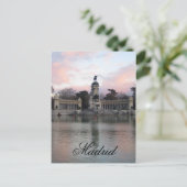 Het Park van Retiro, Madrid, Spanje Briefkaart (Staand voorkant)