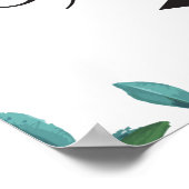 Het Parken van het huwelijk Richtingen Linkerteken Poster (Hoek)