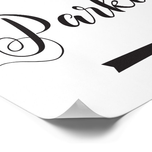 Het parkeren richt Juiste Pijl van het Teken voor  Poster (Hoek)