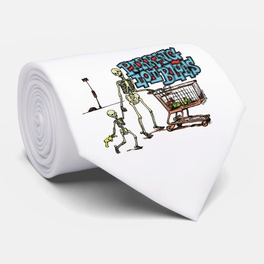 Het parkeren van het stropdas van het Blauwdruk (Opgerold)