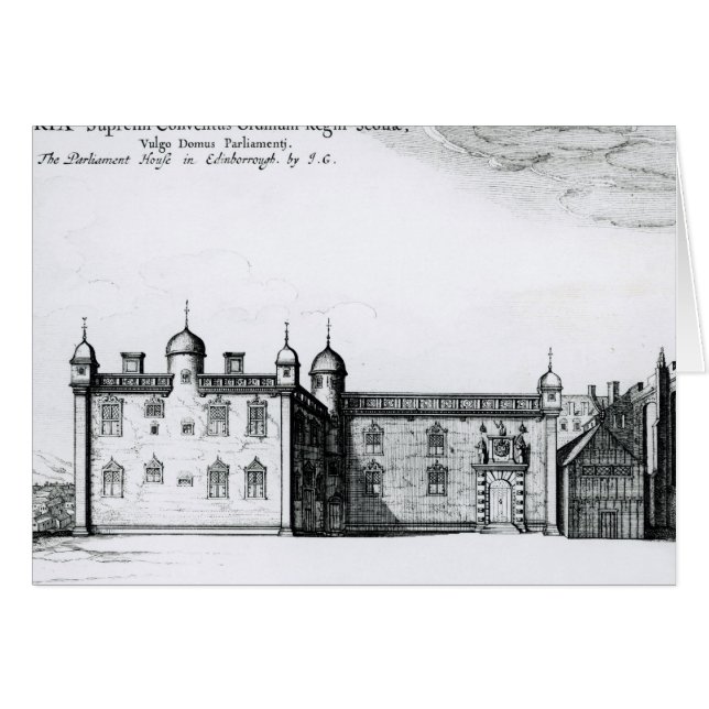 Het Parlement in Edinburgh (Voorkant Horizontaal)