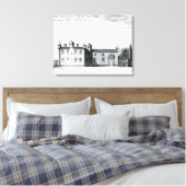 Het Parlement in Edinburgh Canvas Afdruk (Insitu (Slaapkamer))