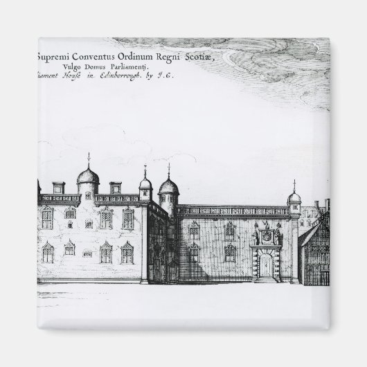 Het Parlement in Edinburgh Magneet (Voorkant)