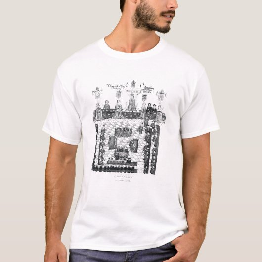 Het Parlement van Edward I T-shirt (Voorkant)