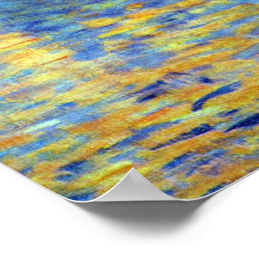 Het parlement van Londen in de winter van Claude M Poster (Hoek)