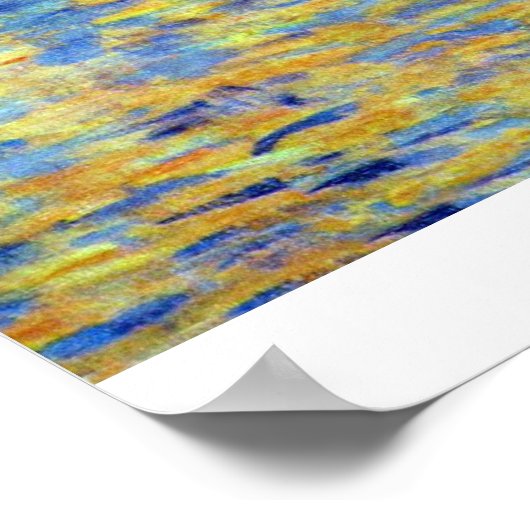 Het parlement van Londen in de winter van Claude M Poster (Hoek)