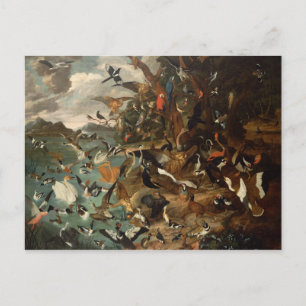 Het parlement van vogels briefkaart