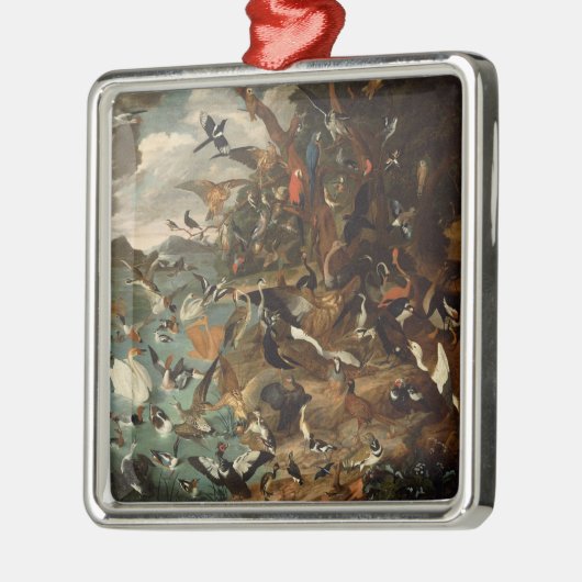 Het parlement van vogels metalen ornament (Links)