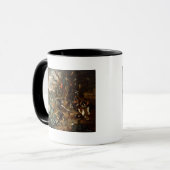 Het parlement van vogels mok (Voorkant links)